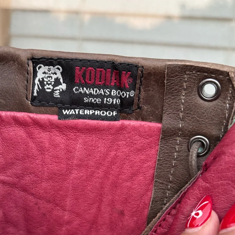 Kodiak 'Bethany' Waterproof Moto Lace-Up Women's Boots (Size 7) - Picture 7 of 10